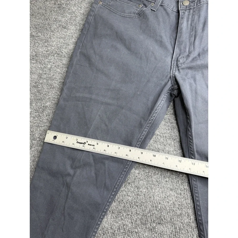 Levi's 514 Jeans Men's 36x30 Gray Slim Straight Leg Jeans